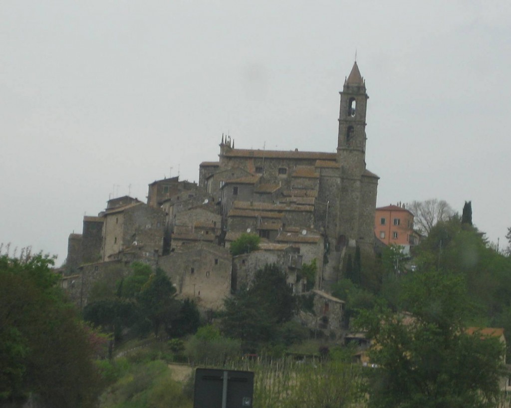 One of many castles on hilltops